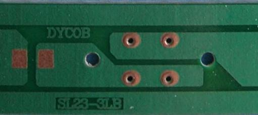 Double Sided FR2 PCB With Green Solder Mask