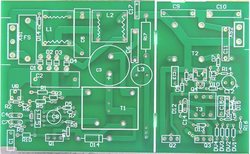 Switching Power Supply PCB For 4 Layers Middle TG Material With 1.0mm Thickness