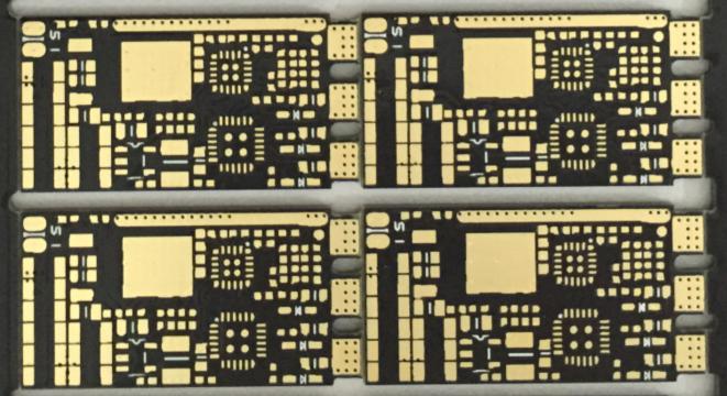 Rigid 8 Layer Blind And Buried Vias Pcb With Black Solder Mask And 1.2mm Board Thickness