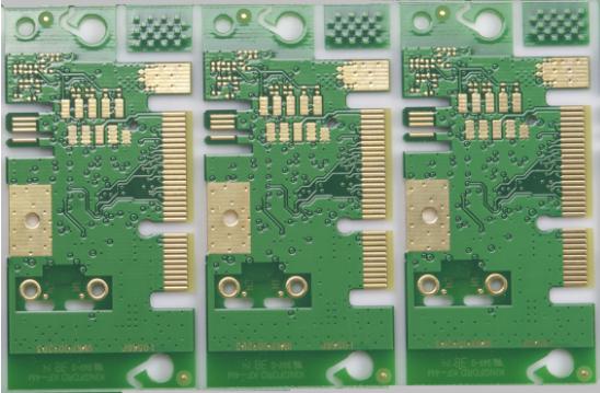 High Precision Gold Fingers Printed Circuit Board With Hard Gold Au20u