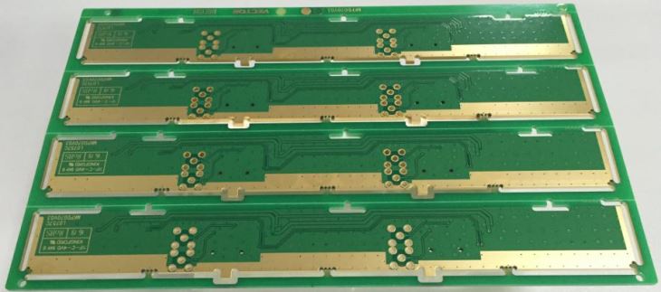 Edge Plating Multilayer Laptop Computer Mother Board Made From High TG FR4 Material With Green Solder Mask