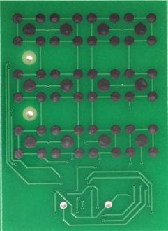 Carbon Ink Keyboard Electronic PCB Made From FR4 TG170 Material ENIG With 1.6mm Board Thickness